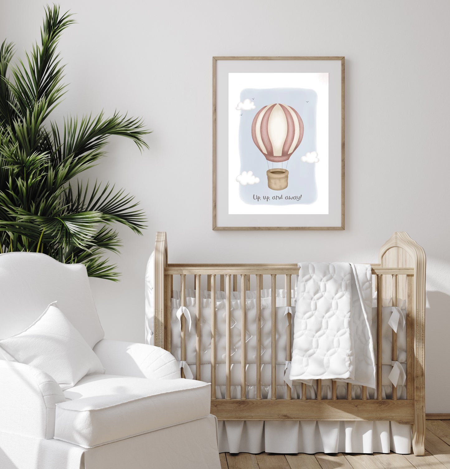Up, Up and Away! - Hot Air Balloon Print